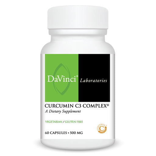 DaVinci Labs Curcumin C3 Complex, 60 capsules, front of bottle