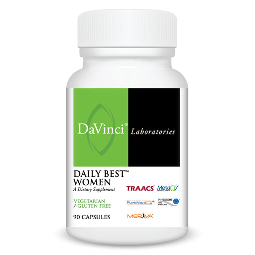 DaVinci Labs Daily Best Women, 90 capsules, front of bottle