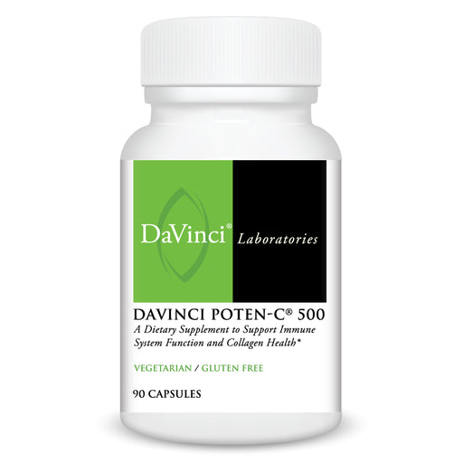 DaVinci Labs DaVinci Poten-C 500, 90 veg capsules, front of bottle