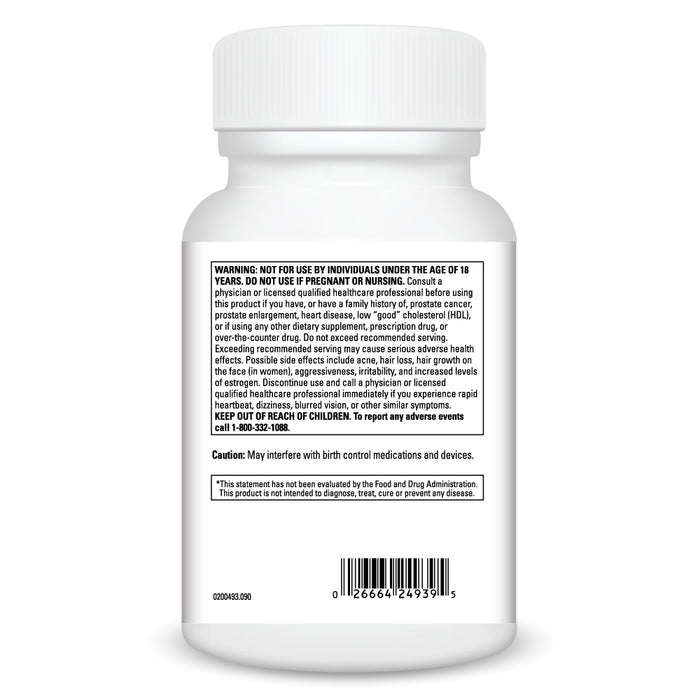 DaVinci Labs DHEA 10 mg 90 veg capsules warnings label