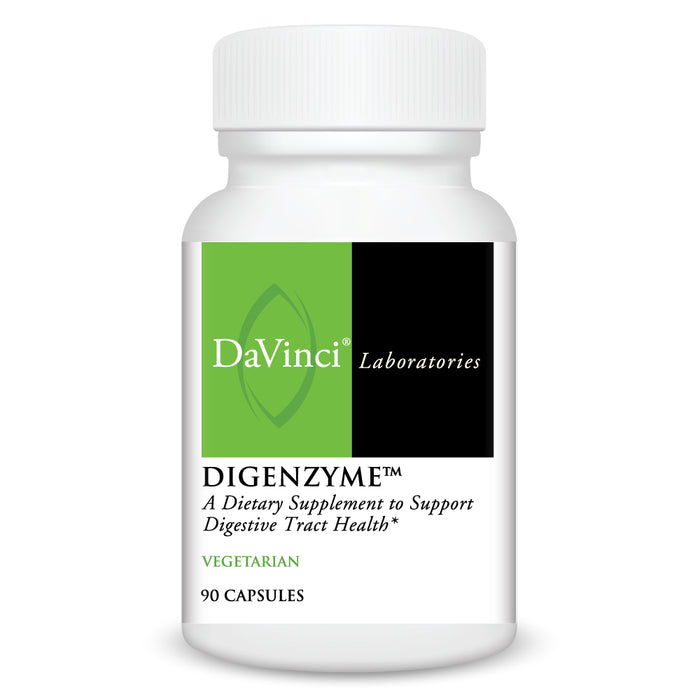 DaVinci Labs Digenzyme, 90 veg capsules, front of bottle