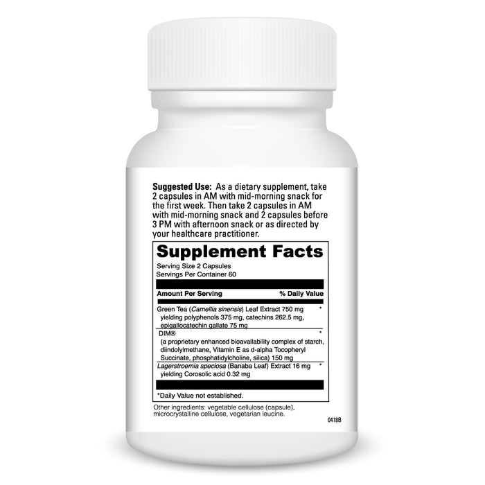 DaVinci Labs DIM Plex 120 capsules supplement facts label