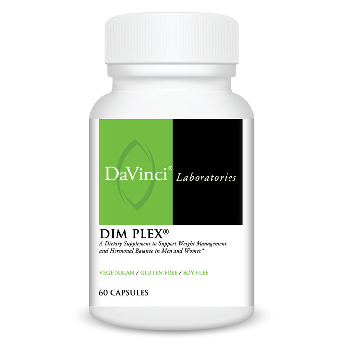 DaVinci Labs DIM Plex, 60 capsules, front of bottle