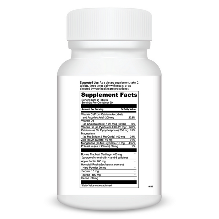 DaVinci Labs Disc-Discovery 180 tablets supplement facts label