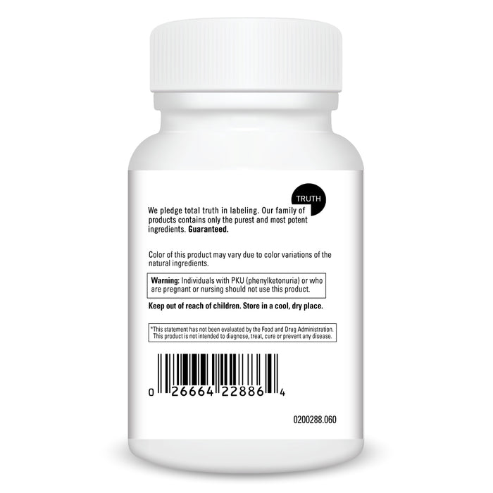 DaVinci Labs DL-Phenylalanine 750 mg 60 veg capsules warnings label