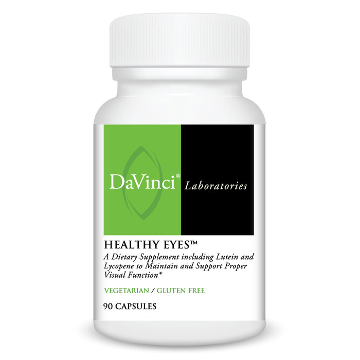 DaVinci Labs Healthy Eyes, 90 veg capsules, front of bottle