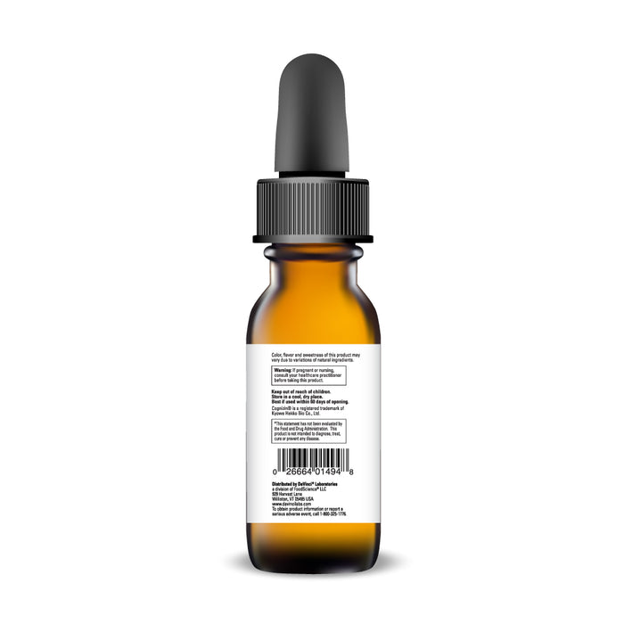 DaVinci Labs Liposomal Citicoline 2 fl oz warnings label