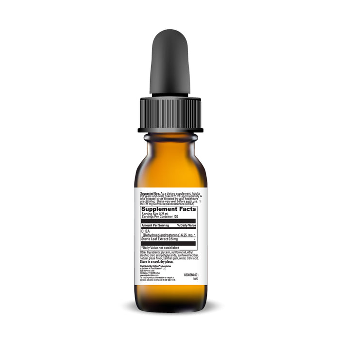DaVinci Labs Liposomal DHEA 1 fl oz supplement facts label