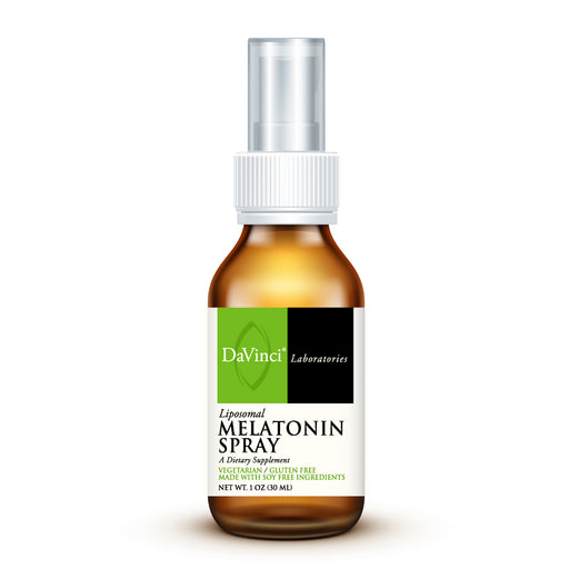 DaVinci Labs Liposomal Melatonin Spray, 1 fl oz, front of bottle