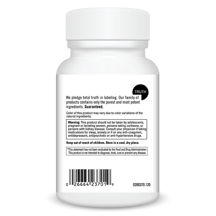 DaVinci Labs Melatonin-3 120 capsules warnings label