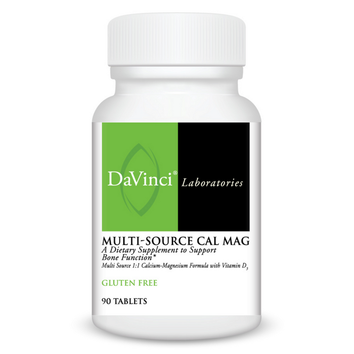 DaVinci Labs Multi-Source Cal Mag, 90 tablets, front of bottle