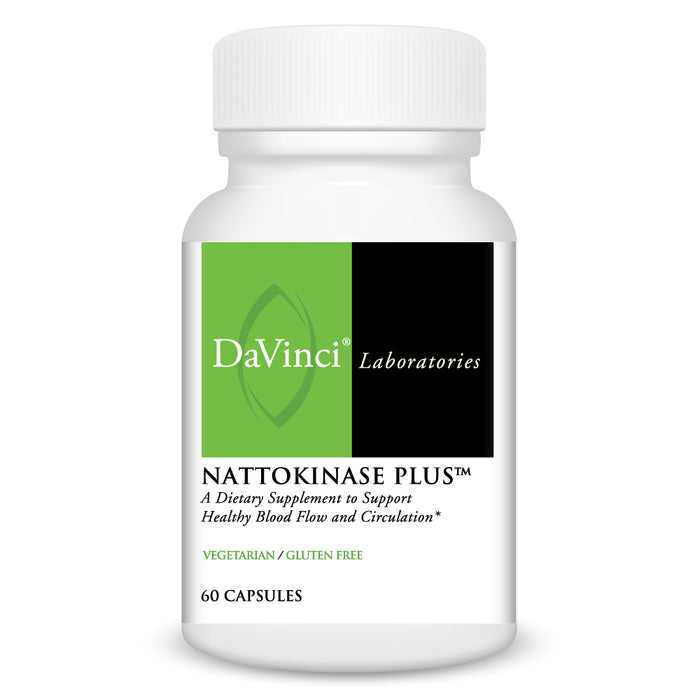 DaVinci Labs Nattokinase Plus, 60 capsules, front of bottle