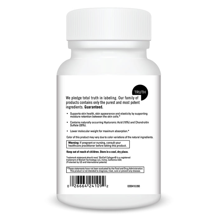 DaVinci Labs Nature's Collagen 90 tablets warnings label