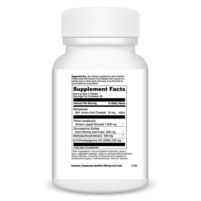 DaVinci Labs Perna Plus 180 tablets supplement facts label