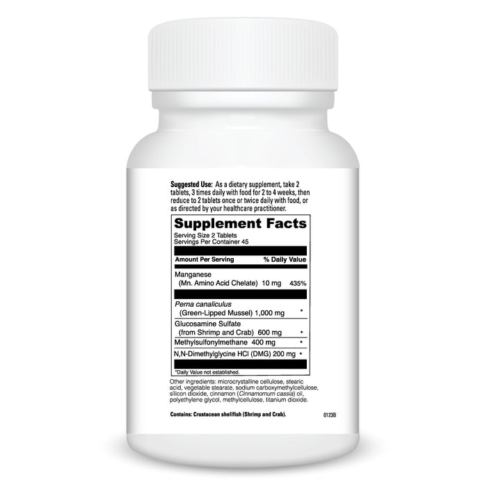 DaVinci Labs Perna Plus 90 tablets supplement facts label