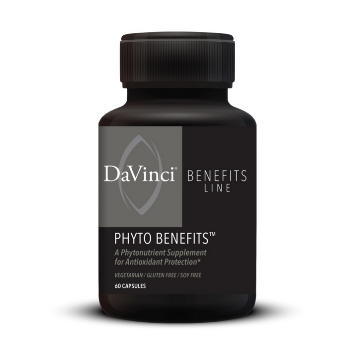 DaVinci Labs Phyto Benefits, 60 capsules, front of bottle