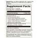 DaVinci Labs Prebiotic Mushroom Blend 60 capsules supplement facts label