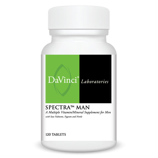 DaVinci Labs Spectra Man, 120 tablets, front of bottle
