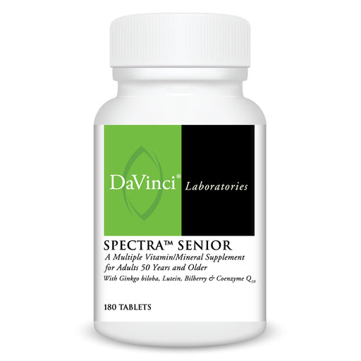 DaVinci Labs Spectra Senior, 180 tablets, front of bottle