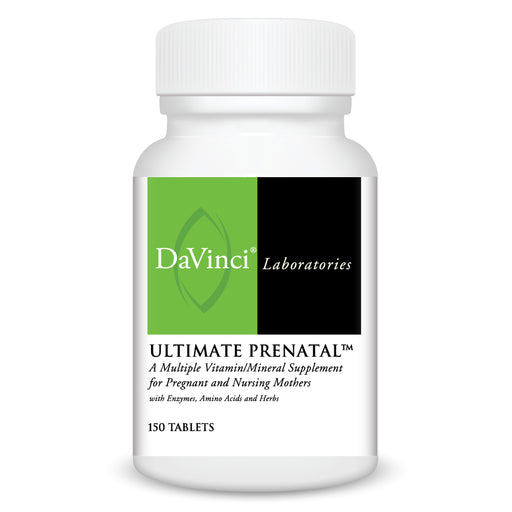 DaVinci Labs Ultimate Prenatal, 150 tablets, front of bottle