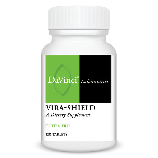 DaVinci Labs Vira Shield, 120 tablets, front of bottle