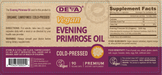 Deva Nutrition Vegan Evening Primrose Oil 90 capsules full label