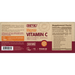Deva Nutrition Vegan Vitamin C 500 mg + Elderberry 90 tablets full label