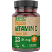Deva Nutrition Vegan Vitamin D3 1000 IU, 90 tablets, front of bottle