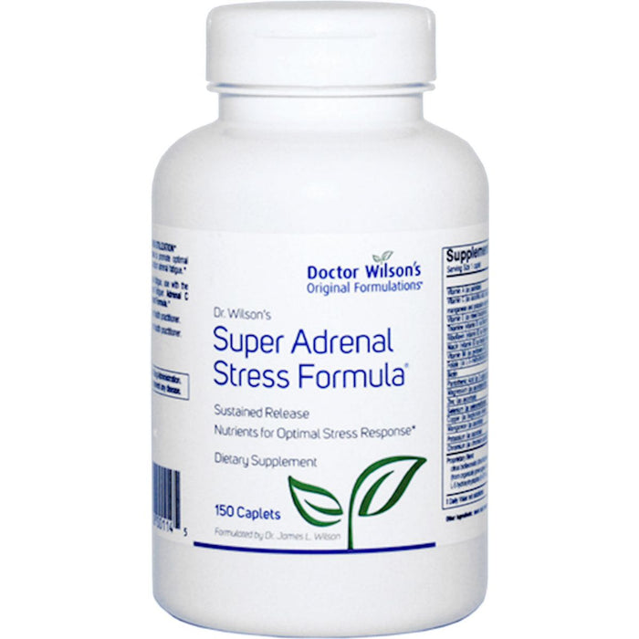 Doctor Wilson's Original Formulations Super Adrenal Stress Formula, 150 caplets, front of bottle