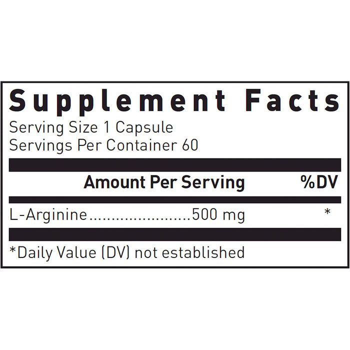 L-Arginine 500 mg 60 caps by Douglas Labs