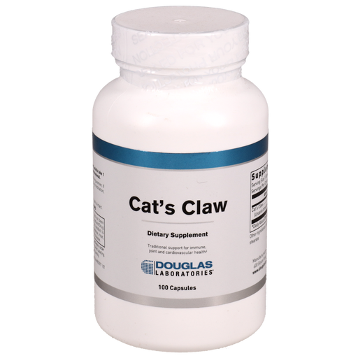 Douglas Labs Cat's Claw 500 mg, 100 capsules, front of bottle