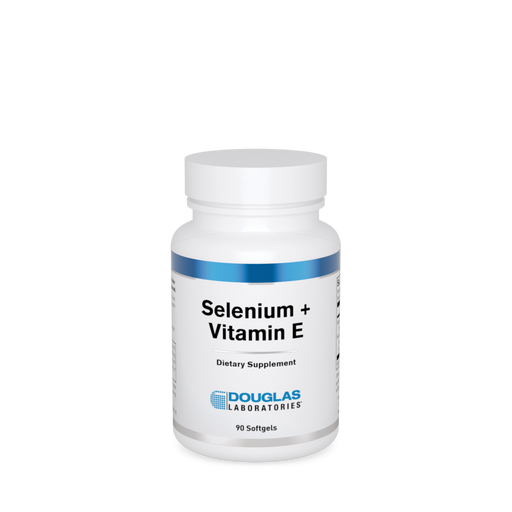 Douglas Labs Selenium + Vitamin E, 90 softgels, front of bottle