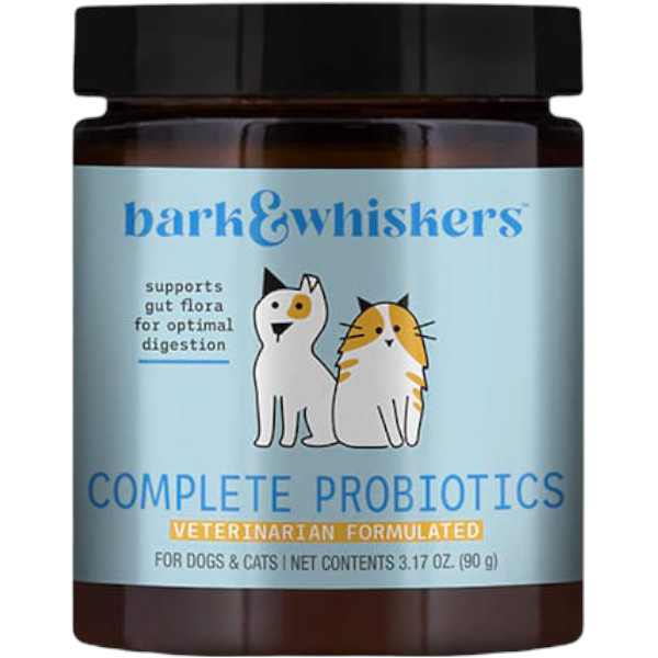 Dr. Mercola Bark & Whiskers Complete Probiotics for Cats & Dogs, 3.17 oz, front of package