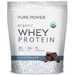Dr. Mercola Pure Power Organic Whey Protein Chocolate, 585 g, front of package