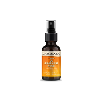 Dr. Mercola Vitamin D3 Spray 5,000 IU, 0.85 fl oz, front of spray bottle