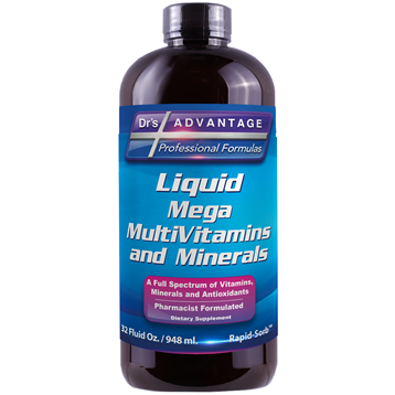 Dr.'s Advantage Liquid Mega MultiVitamins and Minerals, 32 fl oz, front of bottle