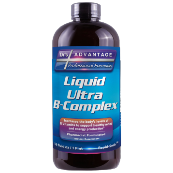 Dr.'s Advantage Liquid Ultra B-Complex, 16 fl oz, front of bottle