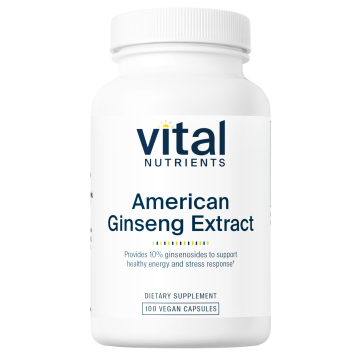 Vital Nutrients, American Ginseng Extract 100 caps