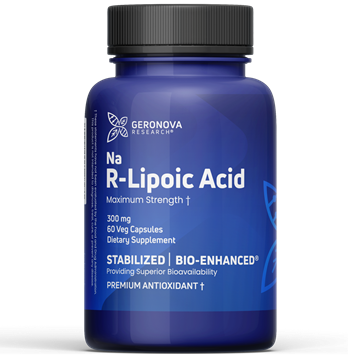 Geronova Research, R-Lipoic Acid 300 mg 60 vcaps
