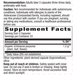 Echinacea Supplement Facts