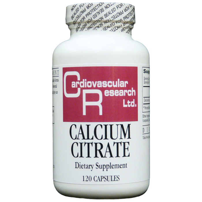 Ecological Formulas Calcium Citrate 165 mg, 120 capsules, front of bottle