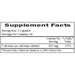 Ecological Formulas Calcium Citrate 165 mg 120 capsules supplement facts label