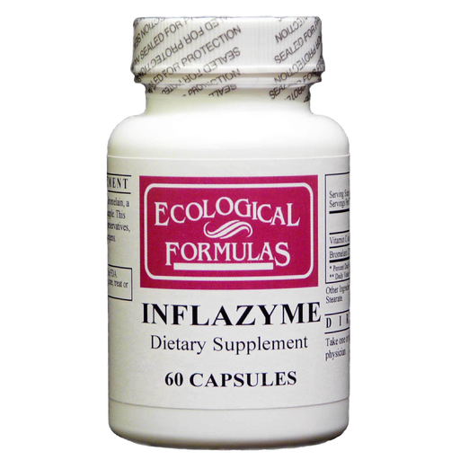 Ecological Formulas Inflazyme, 60 capsules, front of bottle