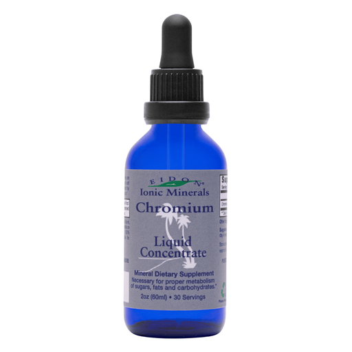 Eidon Chromium Liquid, 2 fl oz, front of dropper bottle