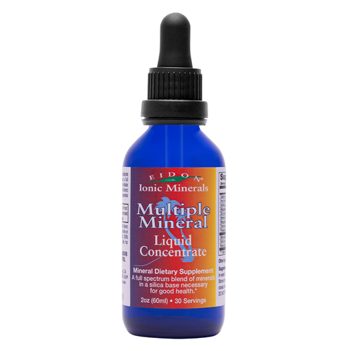 Eidon Multiple Mineral Liquid Concentrate, 2 fl oz, front of dropper bottle