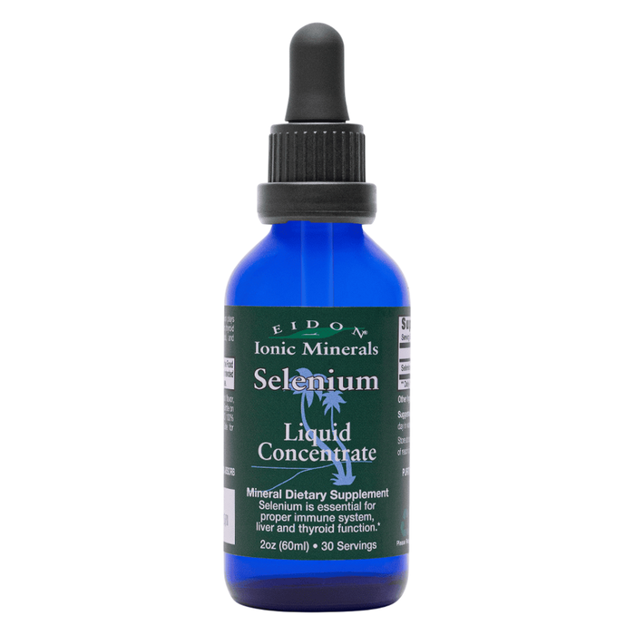 Eidon Selenium Liquid, 2 fl oz, front of dropper bottle