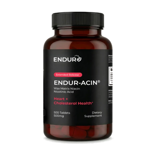Endurance Products Endur-Acin ER 500 mg, 500 tablets, front of bottle