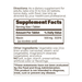 Endurance Products Endur-Acin ER 500 mg 500 tablets supplement facts label