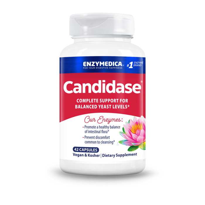 Enzymedica Candidase, 42 capsules, front of bottle