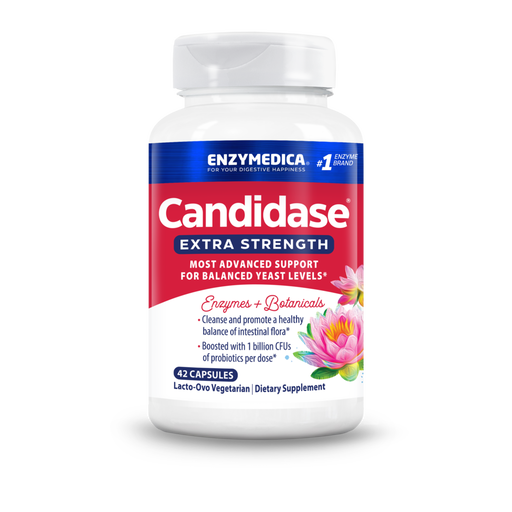 Enzymedica Candidase Extra Strength, 42 capsules, front of bottle